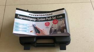 Fugen reinigen wie der Profi   Fugentorpedo Profikoffer   Steindoktor