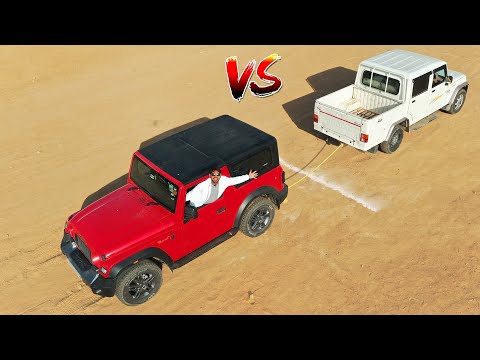4x4 Thar Vs 4x4 Bolero Camper - Tug Of War ?