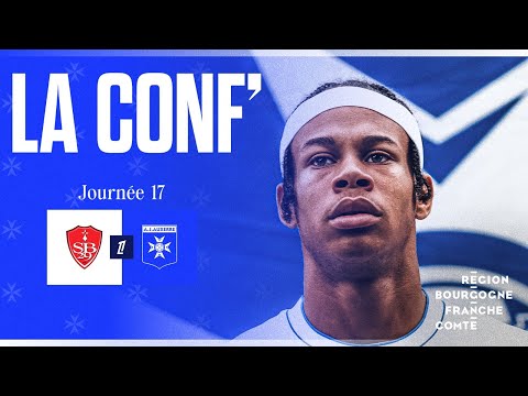 J17 - The press conference of Christophe Pelissier and Kevin Danois before Brest-AJA