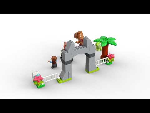 Конструктор LEGO Duplo «Побег динозавров: тираннозавр и трицератопс» 10939 / 36 деталей