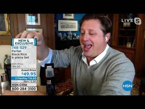 Perlier Schwarzer Reis 4-teiliges Set