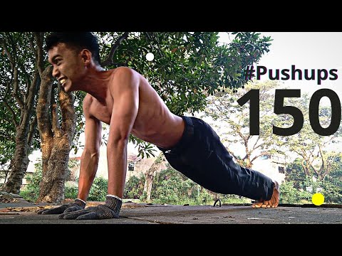 150 Pushups in a Row | Ultimate Pushup Challenge!