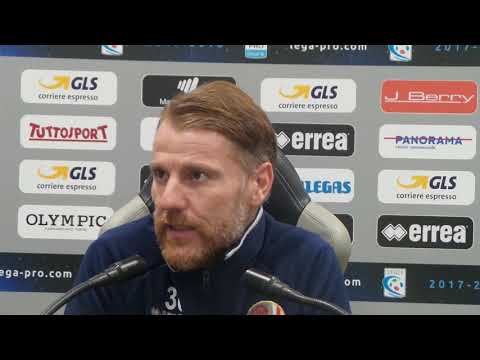 Mister Michele Marcolini dopo Alessandria-Pontedera