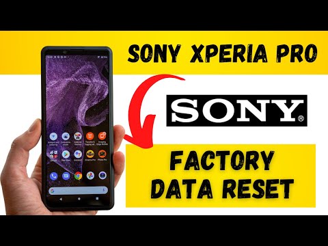 Factory Data Reset Sony Xperia Pro 1 | Delete / wipe all data