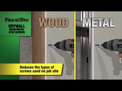 Fas-n-Tite Wood/ Metal Stud Drywall Screw by Hillman