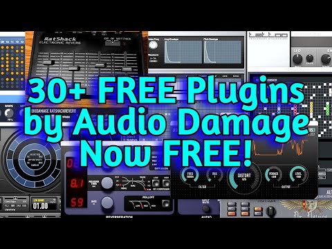 FREE VST Plugins (Effects & Instruments) by Audio Damage For Music Production (w/ Audio Examples)