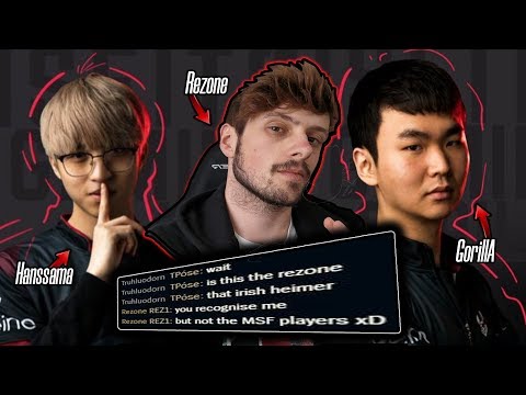 CARRYING PRO PLAYERS WITH HEIMERDINGER! Feat GorillA & Hansamma From MISFITS! - League of Legends