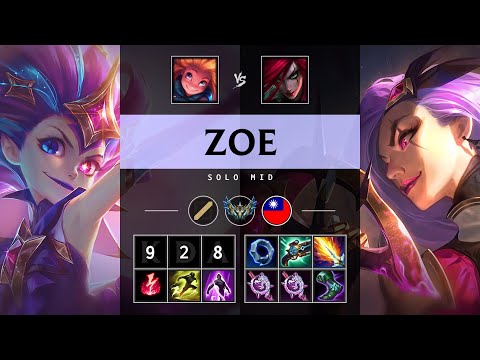 Zoe Mid vs Katarina - TW Challenger Patch 25.07