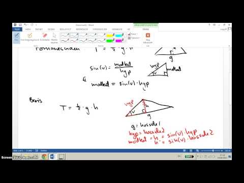 For 1u MaB - bevis for arealformlen og sinusrelationen