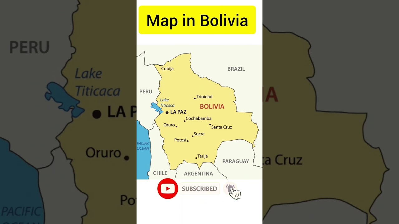 Map in Bolivia | #factmystery #shorts