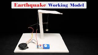 how to make earthquake working model - disaster management- inspire science project