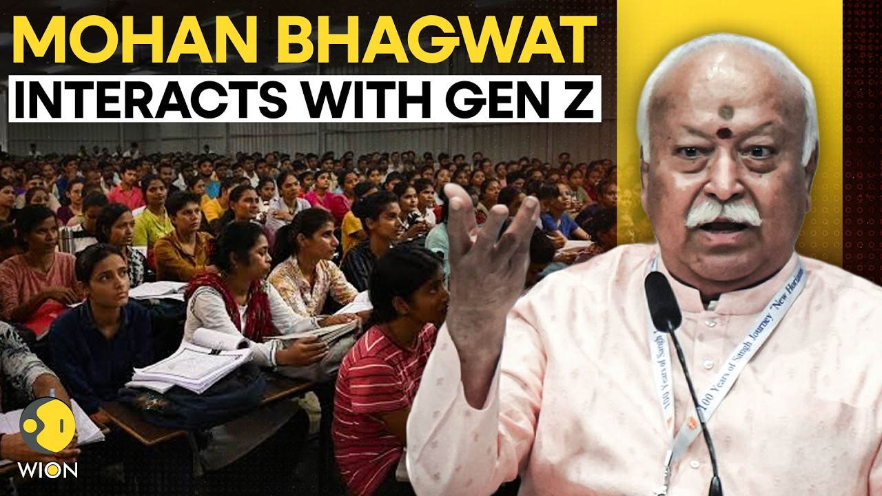 LIVE: RSS Chief Mohan Bhagwat Addresses Gen Z And Gen Alpha In Mumbai | WION