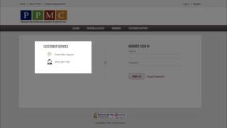 PPMC Web Portal (Login & Reset Password)