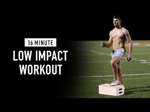 16 MINUTE TABATA WORKOUT | Low Impact | Step or Plyo Box (w/ Ash Crawford)