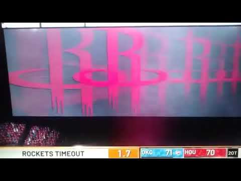 DOUBLE OT BUZZER BEATER -HOUSTON ROCKETS