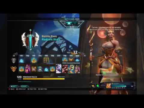 Beautiful Radiant Stars Battle Pass 🌟🌌 Paladins 🌌