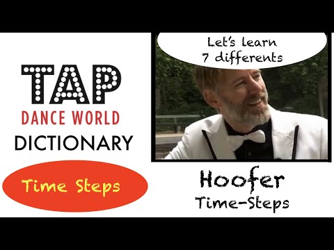HOOFER TIME STEP Tap Dance Dictionary / Dictionnaire des pas de claquettes - Tutoriel - Tutorial TDW