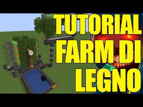FARM DI LEGNO AUTOMATICA : 10'000 LOG/h |Full automatica 1.19 - 1.19.2 | TUTORIAL ITA | JAVA ONLY
