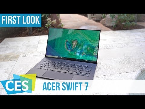 Acer Swift 7 Hands-On zum extrem dünnen Notebook auf der #CES2019