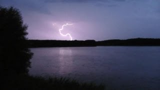 preview picture of video 'Gewitter am Oberpfuhlsee'