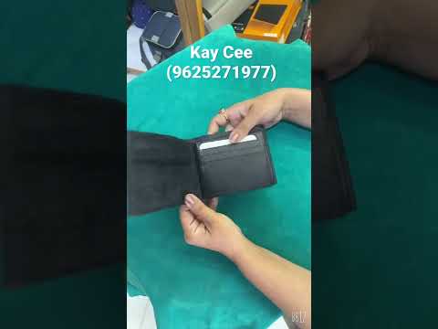 Male bi fold leather men wallet, card slots: 7