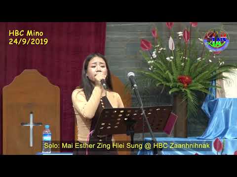 Esther Zing Hlawn Sung HBC Mino Cawnpiaknak 2019 Sept 24