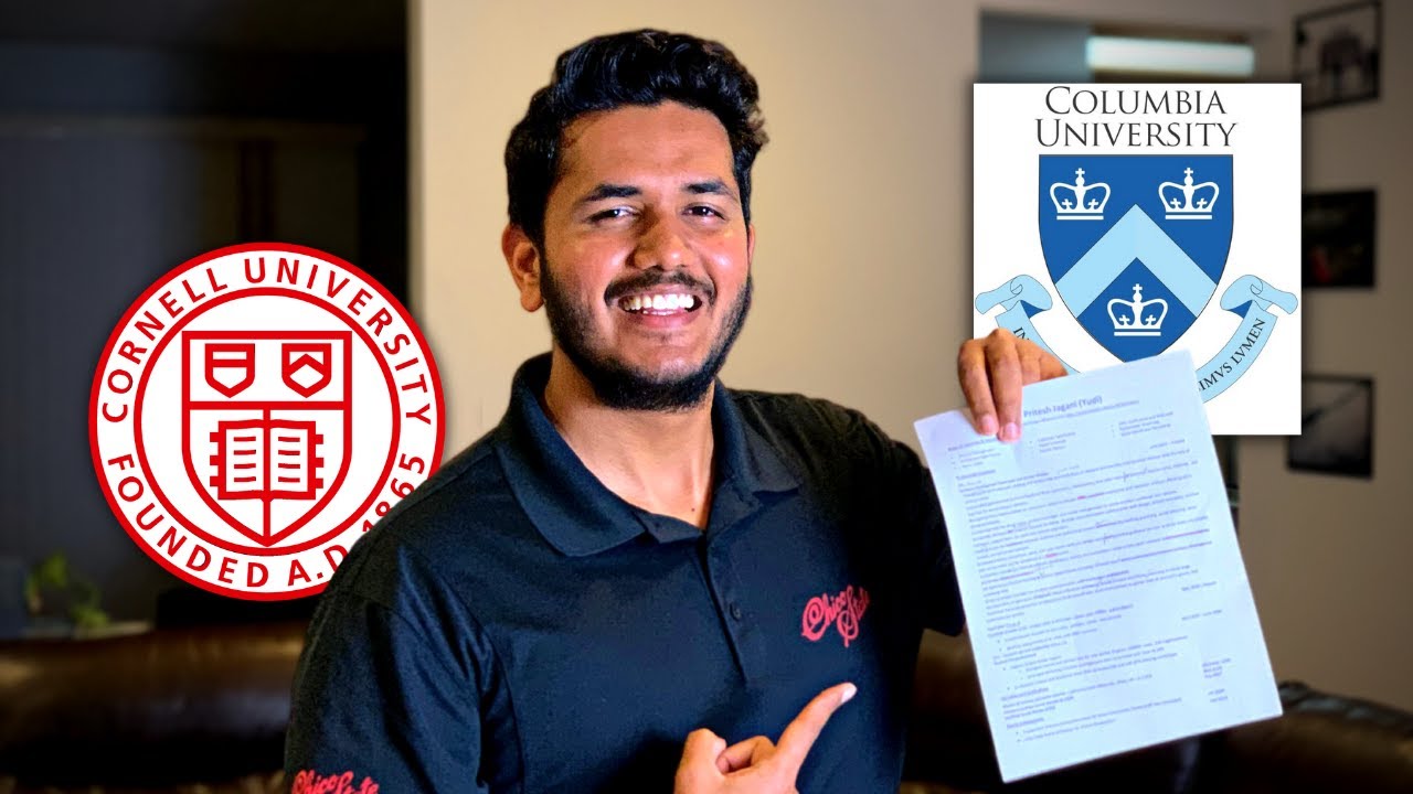 How this SOP got him Into ivy league universities