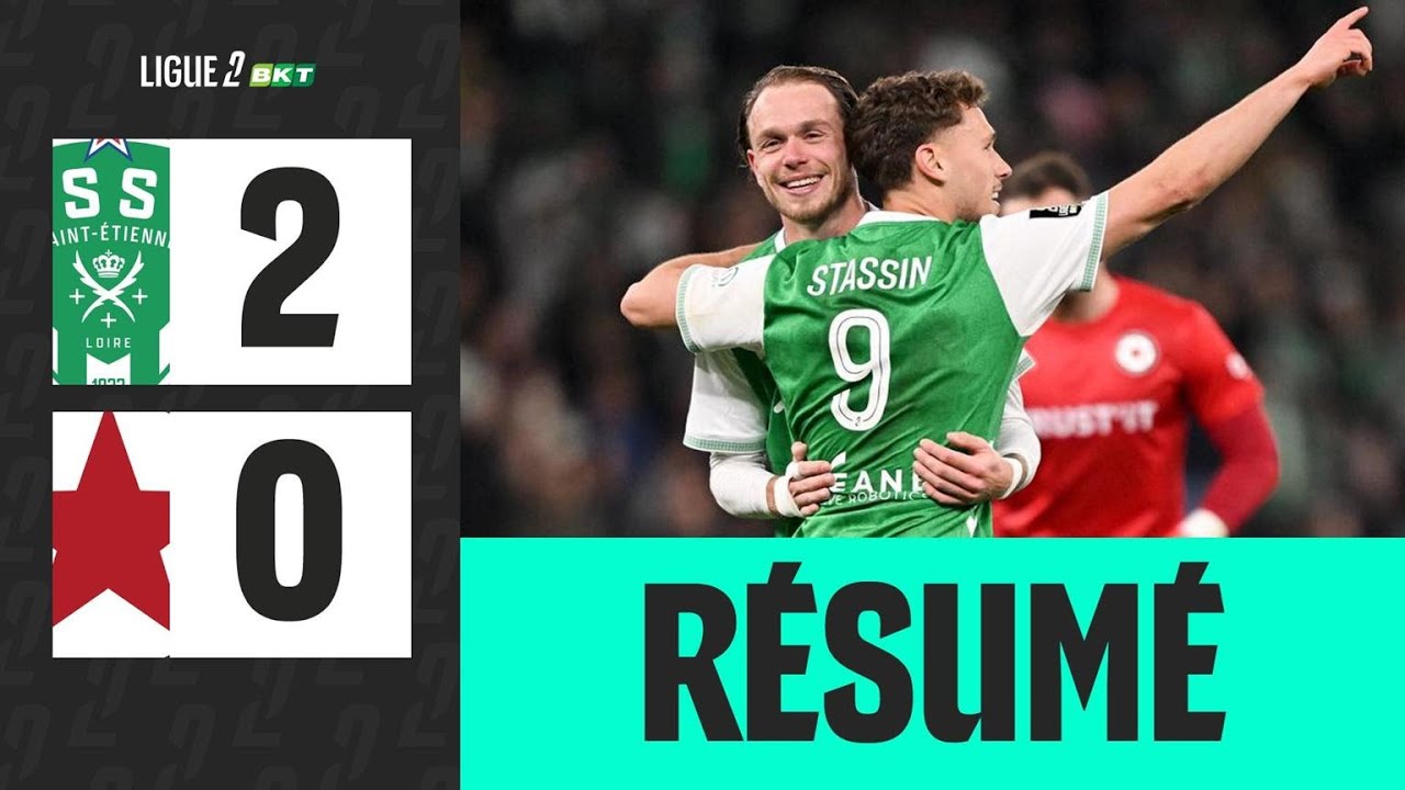 Saint Étienne vs Red Star Highlights