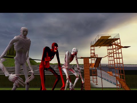 Scary SCP-096 vs Towers In Garry's Mod! part 16