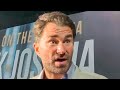 EMOTIONAL EDDIE HEARN FIRES BACK AT TYSON FURY AFTER TYSON CRITICIZED USYK VS JOSHUA REMATCH
