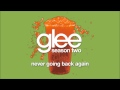 Never Going Back Again | Glee [HD FULL STUDIO]