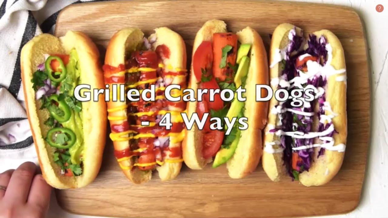 How to Make Grilled Carrot Dogs