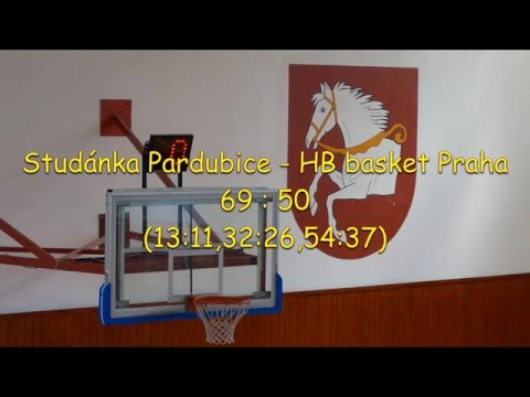 2016 0228 Extraliga U15 Studánka Pardubice - HB basket Praha