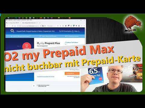 Ärgernis: O2 my Prepaid Max nicht buchbar mit normaler O2 Prepaid Karte