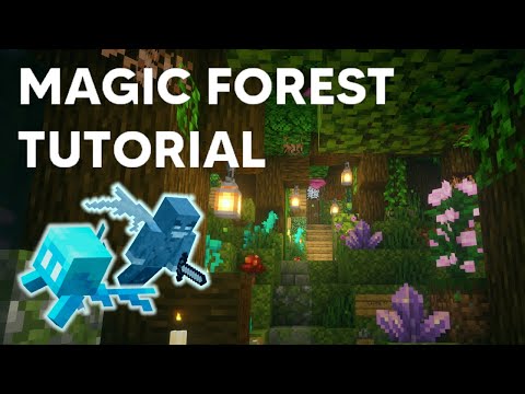 How to Build a MAGIC FOREST in Minecraft