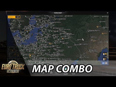 ETS2 1.36 | PM 2.43 + ROS 7.7 + PR 2.4.1 + 14 Maps | Map Combo