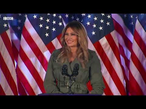 メラニア・トランプ：「メディアは私が認識していない夫の写真を作成した」 - BBCニュース (Melania Trump: 'Media created picture of my husband I don't recognise' - BBC News)