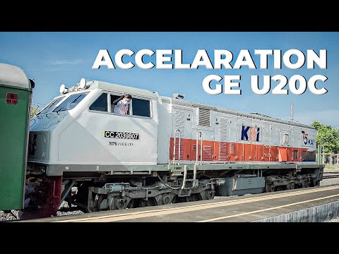 Best Wabco AA2 Horn! Acceleration Engine Sound Locomotive CC 203 / GE U20C