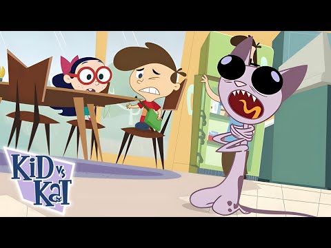 Hair Brains &  Hot Dog Day! | Kid Vs. Kat - Wildbrain