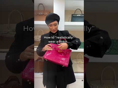 How to wear your birkin… hope this helps 😊💞✨ #birkinbag #howtowearabirkin #styling #outfit #luxury