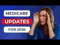 Don T Miss This Big Medicare Updates For 2026