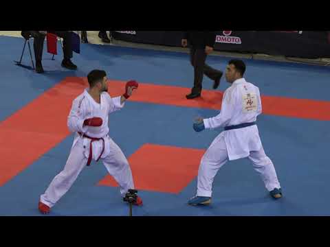 Premier League 2019 Madrid Male84+ Rojas Rodrigo (CHI) vs Ganjzadeh Sajad (IRI)