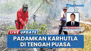 Karhutla Kembali Melanda Pontianak, TNI dan BPBD Berupaya Padamkan Api di Kawasan Gang Cahya Baru
