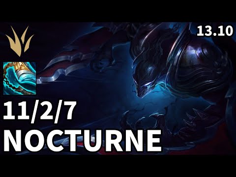 Nocturne Jungle vs Ekko - EUW Master | Patch 13.10