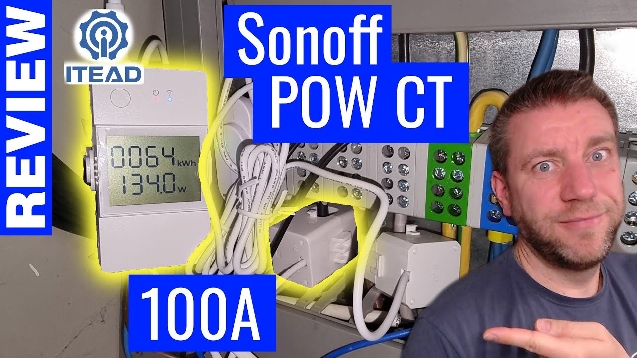 Sonoff POW CT: Power Metering upto 100A. Monitor your entire house.