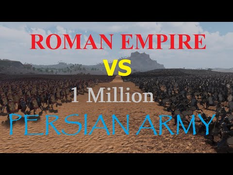 Ultimate Epic Battle Simulator 2 | Roman Empire vs 1 million Persian Army UEBS Epic battle who won?