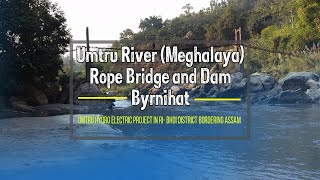 preview picture of video 'Umtru Rope Bridge and Dam, Meghalaya'