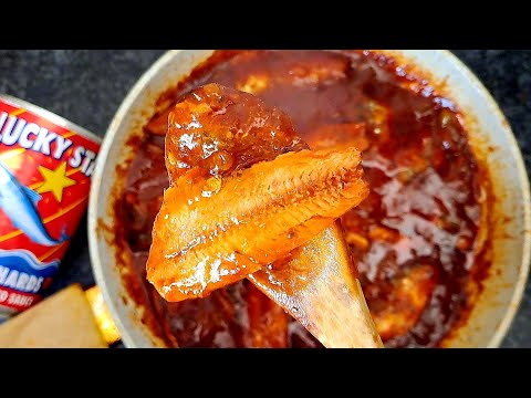 LUCKY STAR PILCHARDS FISH RECIPE | THIS IS HOW TO COOK TIN FISH | CANNED FISH COOKING