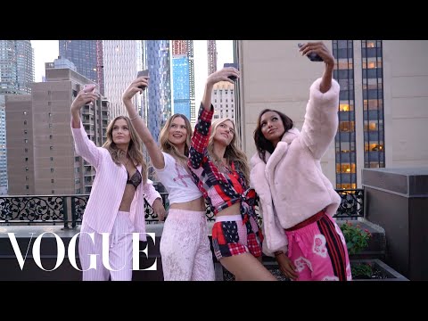The Victoria’s Secret Angels' Plaza Hotel Sleepover | Vogue