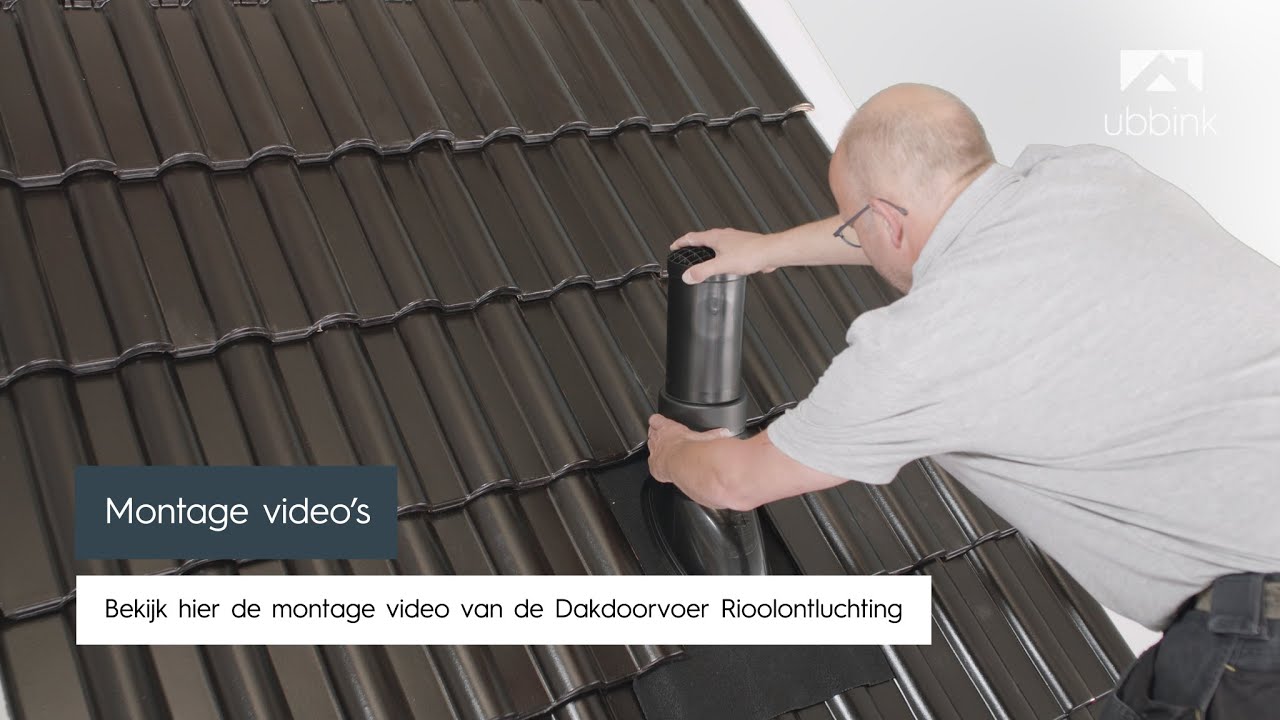 Dakdoorvoer Rioolontluchting - foliedak